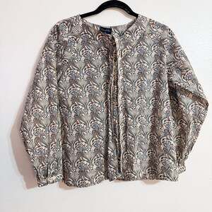 Oscar De LaRenta Paisley Blouse – Youth 14 large or women’s XS